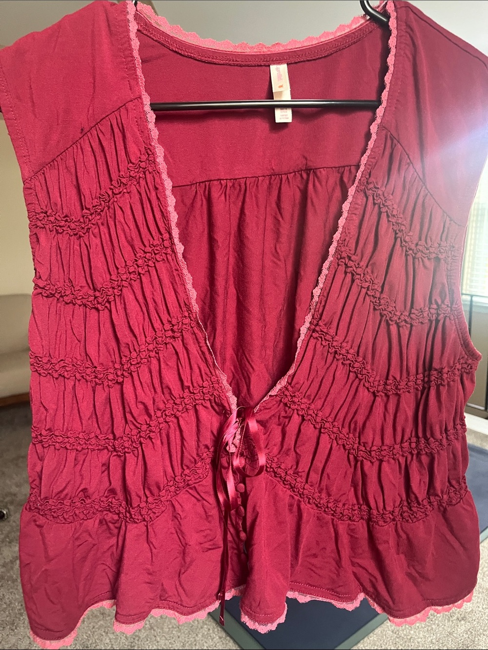 Anthropologie LyreBird romantic top size large